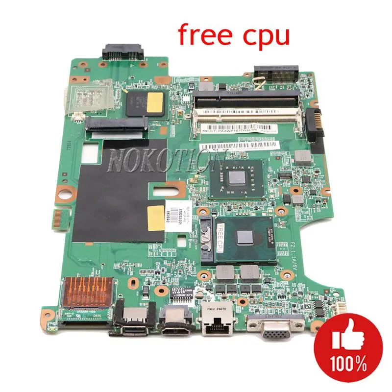NOKOTION 48.4FQ01.011 578232-001 материнская плата для ноутбука HP Compaq CQ60 G60 GL40 DDR2 Материнская