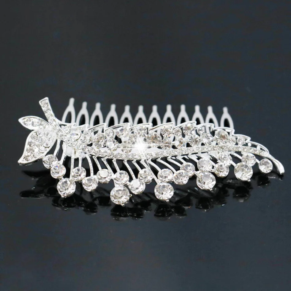 Заколка для волос с жемчугом женская Очаровательная шпилька невесты цветами