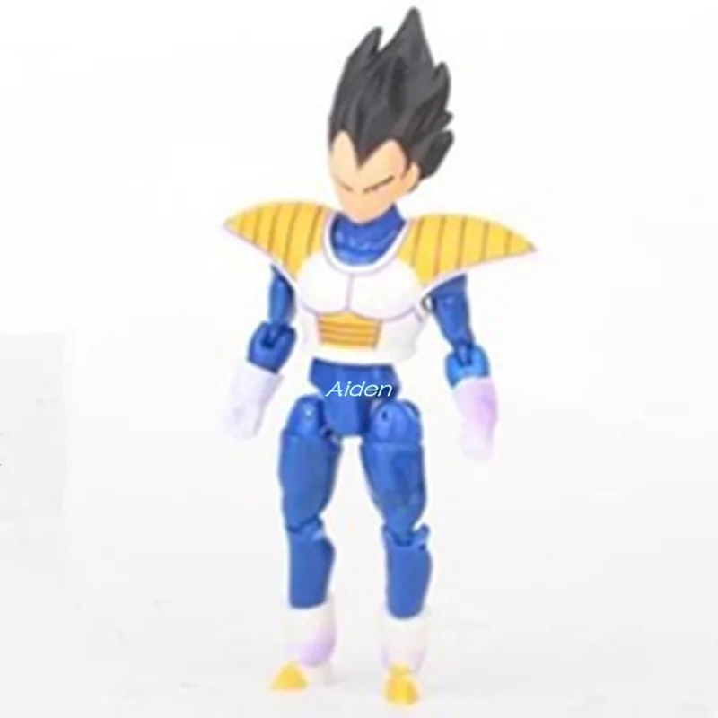 6 шт./компл. Жемчуг дракона Супер Saiyan Вегета Сон Гоку Сын пикколо Goten ПВХ фигурка