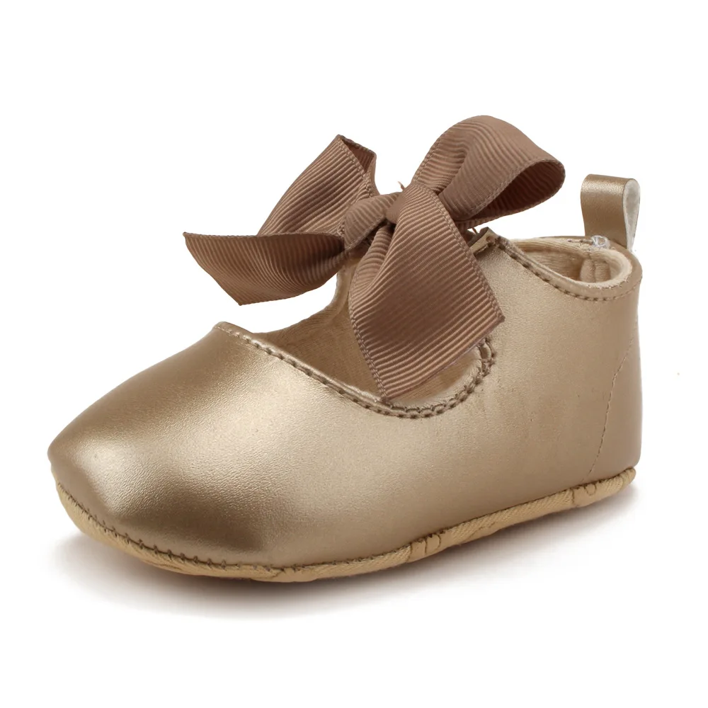 Классические повседневные туфли Bebe однотонные детские для кроватки малышей