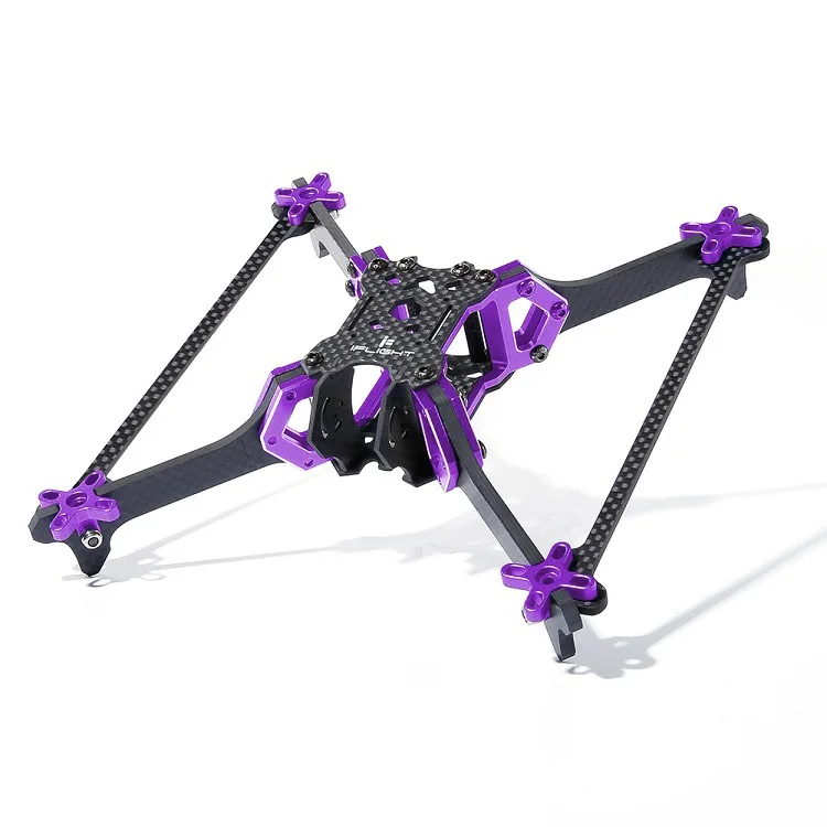 Фиолетовый Рама для дрона iFlight Vertigo VX5 V2 5 ''200 мм Колесная база 4 мм рычаг ЧПУ 20*20 монтажное отверстие HX комплект рамы для гоночного дрона FPV - Цвет: Фиолетовый