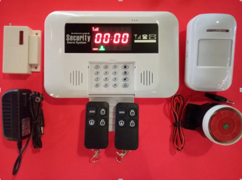 APP Remote Control  LCD Display GSM alarm system  English / Russian