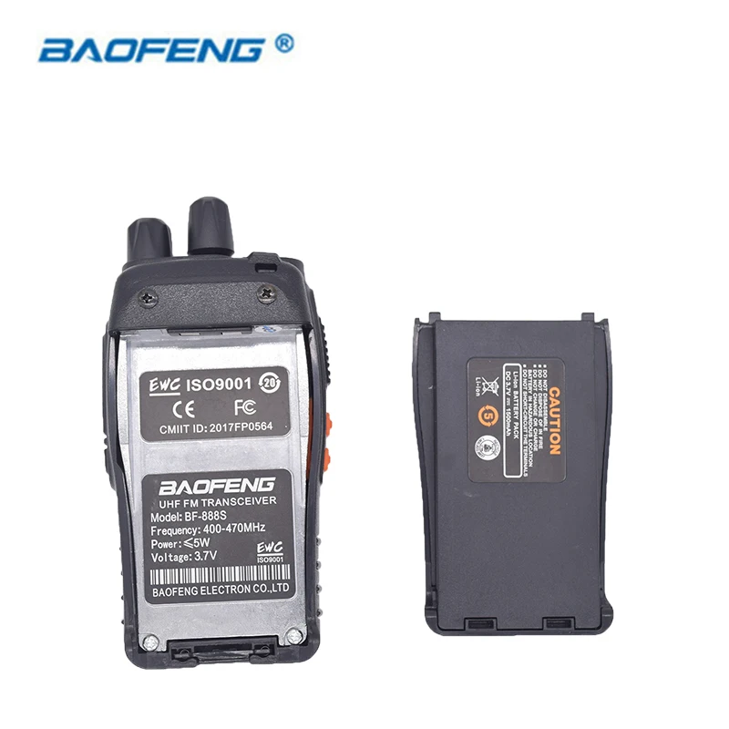 Портативная рация Baofeng BF 888S Talkie 16 каналов UHF 400 470 МГц BaoFeng двухсторонняя