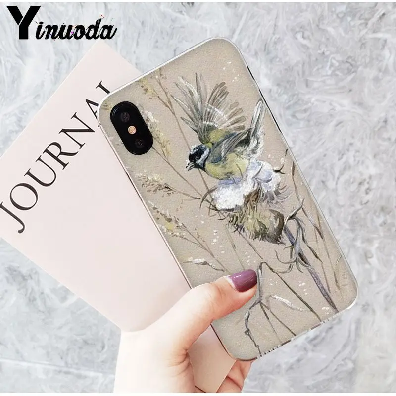 Yinuoda современное искусство акварели птицы DIY роскошный высококачественный