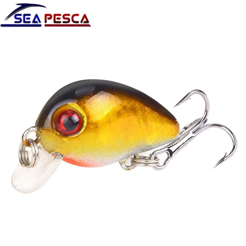 SEAPESCA мини Кривошип приманки рыболовные 3 см 1 6 г погружающиеся плавающие бас Щука