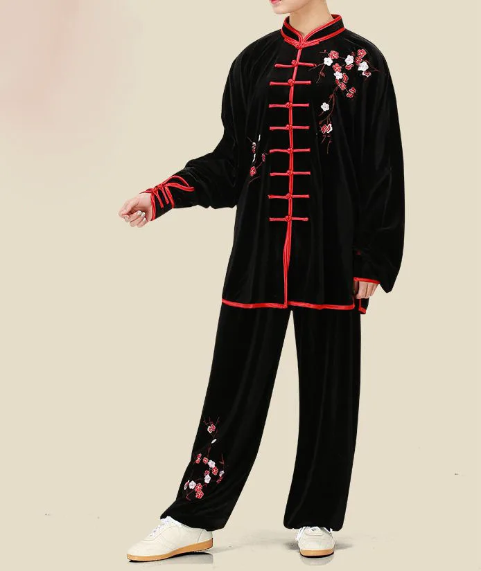 Женская зимняя и осенняя одежда унисекс с вышивкой в стиле Тай Чи утепленная