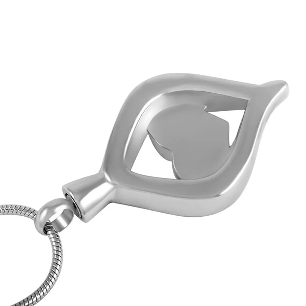MJD8111 подвеска в форме глаза сердца для Keepsake виде урна ожерелье держатель золы