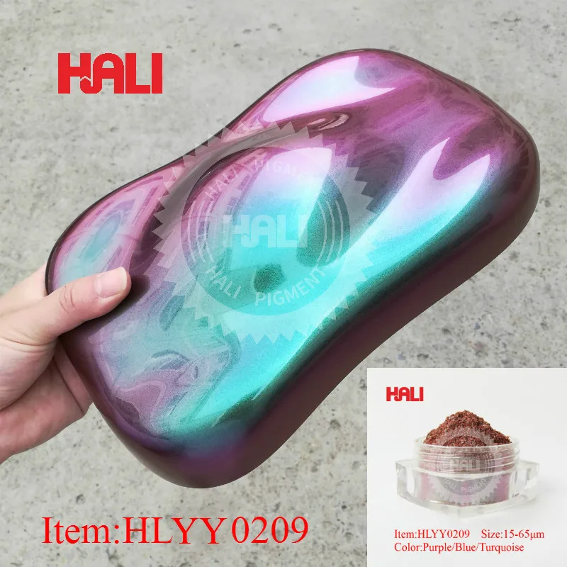 HLYY0204 10 г ПИГМЕНТ Хамелеон для автомобильных ногтей Блестящий жемчужный порошок