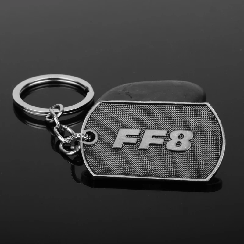 Брелок MQCHUN в стиле хип хоп с фильмом Форсаж брелки логотипом FF8 для женщин и