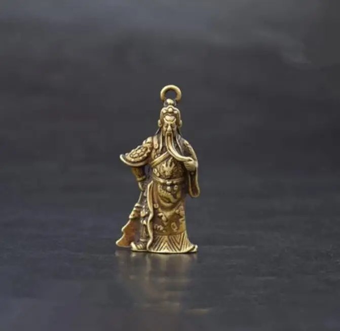 Медная коллекция Satue медная подвеска god of wealth guan gong|Статуи и скульптуры| |