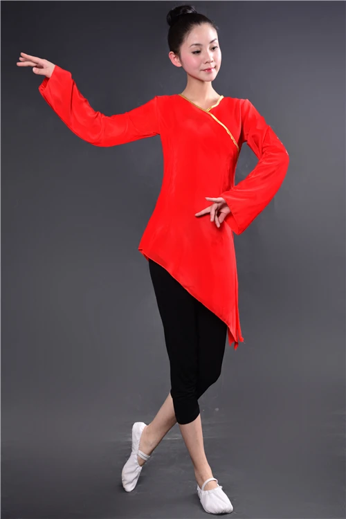 New Design Dance Practice Tops Tibetan Costumes Classical Gradient Color Ethnic | Тематическая одежда и униформа