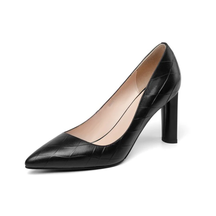 Женские туфли-лодочки из коровьей кожи с острым носком | Обувь