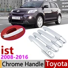 Накладка на дверную ручку, хромированная, для Toyota ist Urban Cruiser XP110 2008  2016, 2009, 2010, 2011, 2015