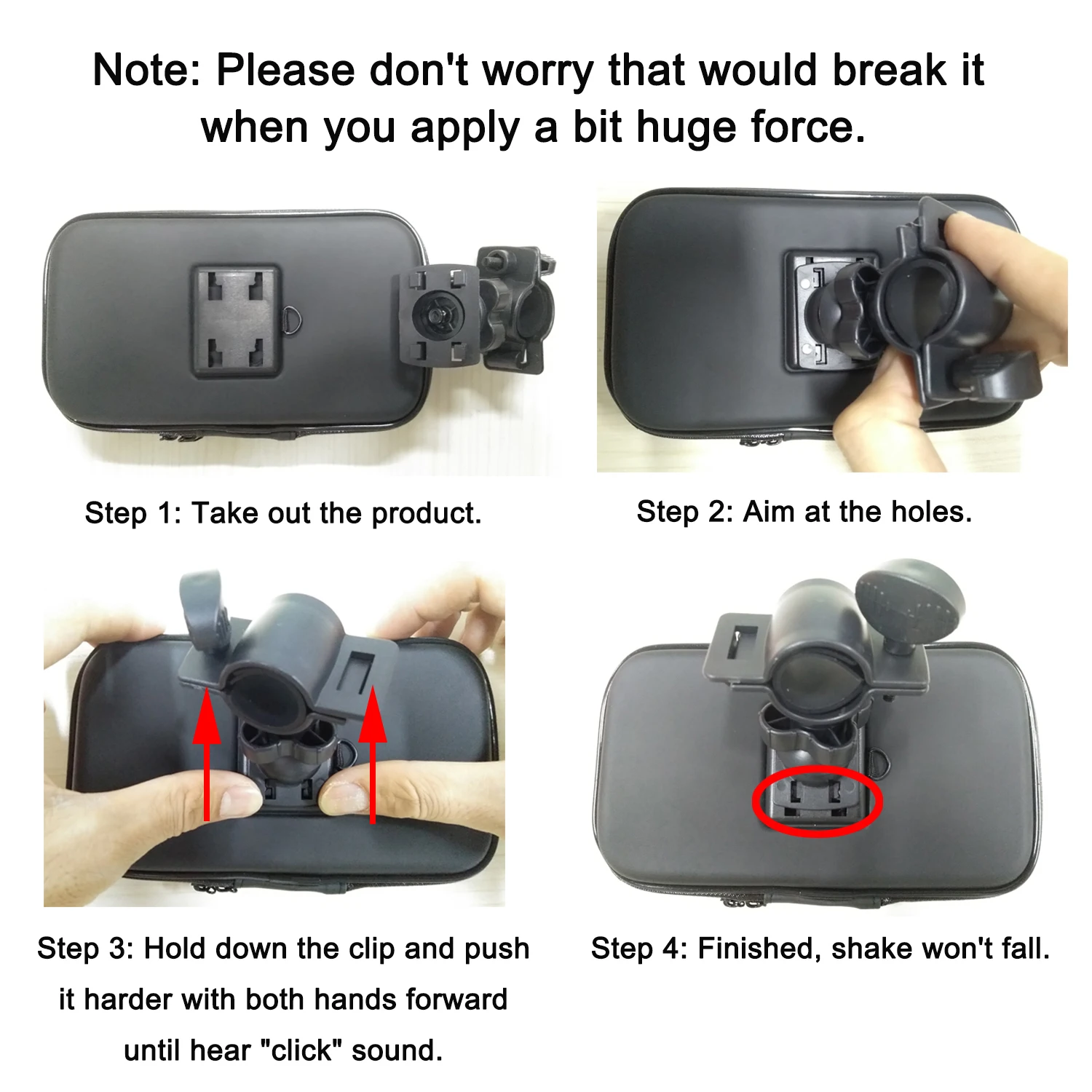 Waterproof Bicycle Cell Phone Holder Motorcycle Handlebar Bag Case for iPhone Xs Xr X 8 7Plus Bike Phone Mount for Samsung S9 S8