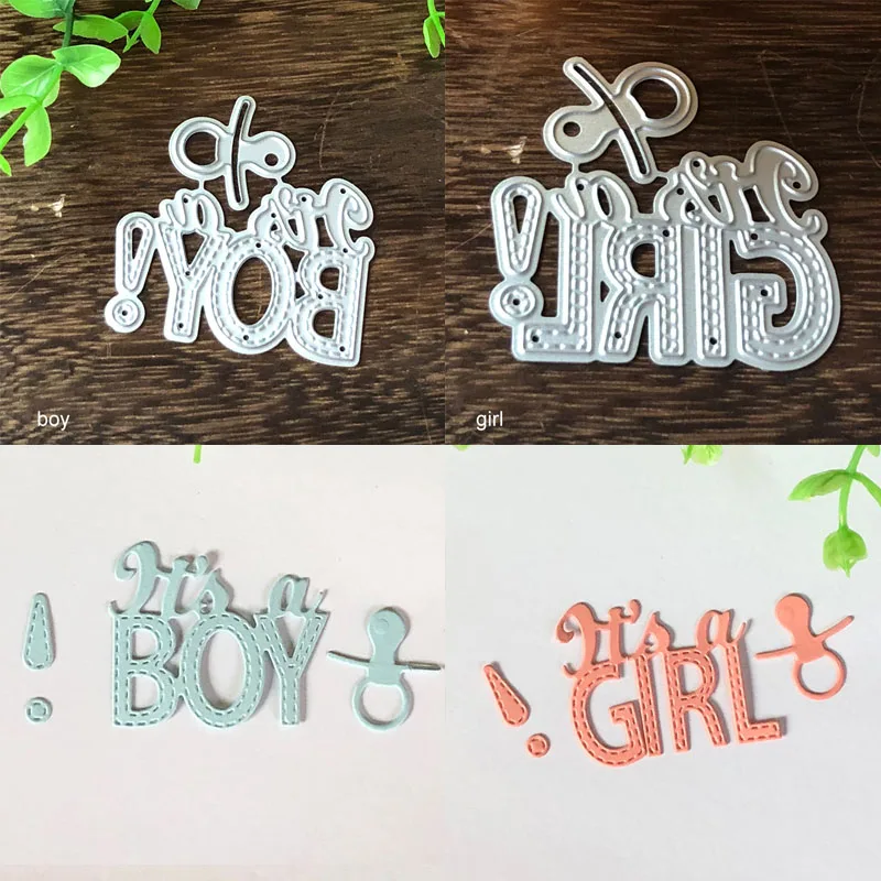 1 шт. форма для ножа Это мальчик/девочка|Вырубные штампы| |