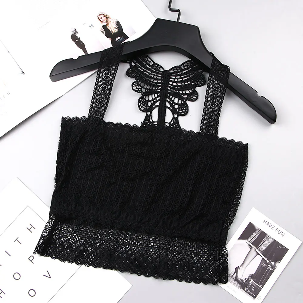 Летний новый женский вязаный крючком корсет без бретелек невидимая дышащая