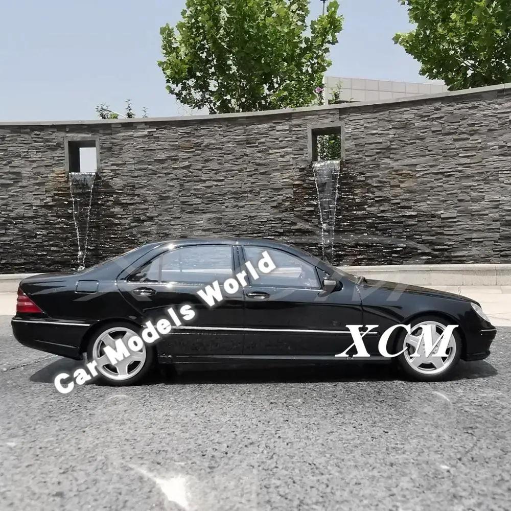 Полимерная модель автомобиля для Otto S55 AMG (W220) 1:18 (черный) OT832 + подарок! |