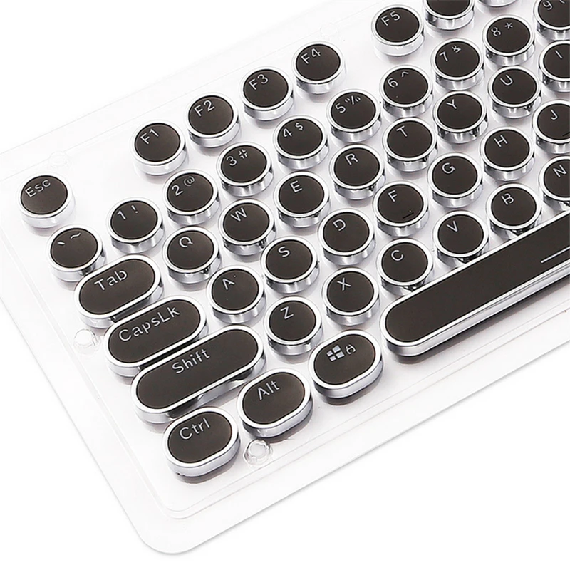 DIY Keycap Ретро Паровая панк пишущая машинка keycaps механическая клавиатура 104