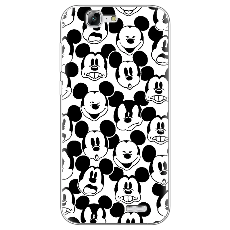 mqgl Мультяшный милый ТПУ защитный чехол для Coque huawei G7 прозрачный для huawei Ascend G7 C199 5,5 дюймов чехол задняя крышка с рисунком - Цвет: mqgl