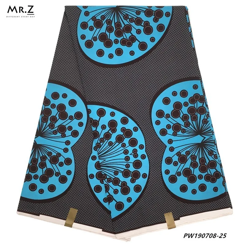Mr.Z воск африканская ткань Анкары 6 ярдов/шт Java восковая Африканская Южная Африка