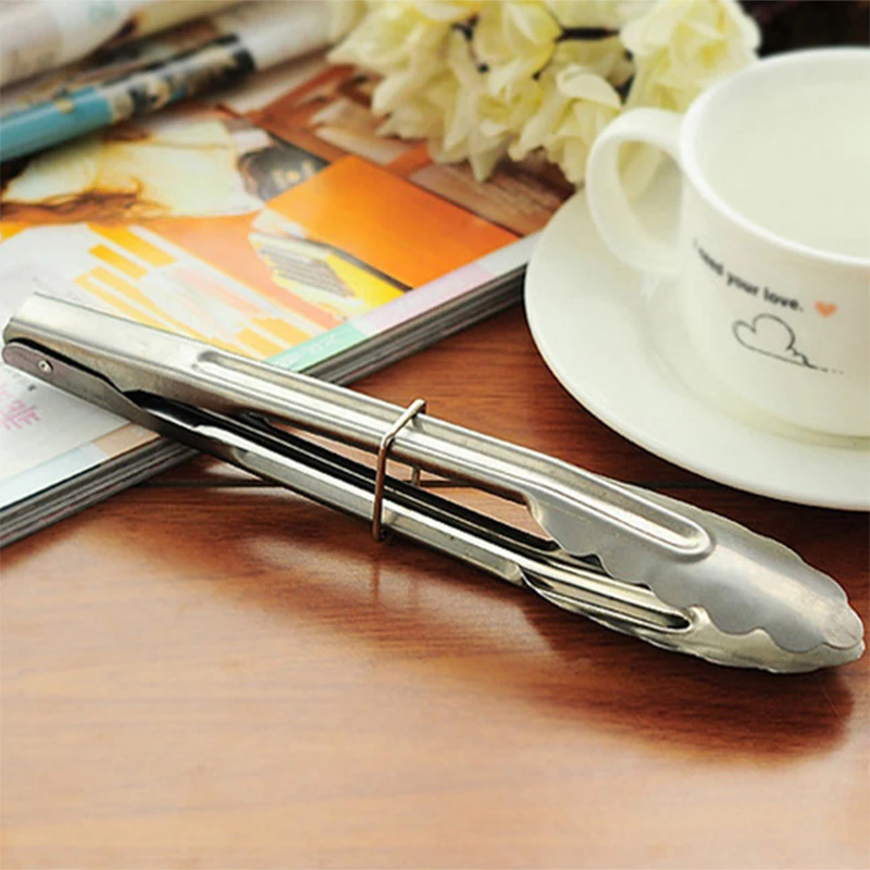 ДЕНЬ ВЕСЕЛО 2016 Мода 9 Дюймов Кухня Набор Инструментов Тепла хлеб Тонг Из