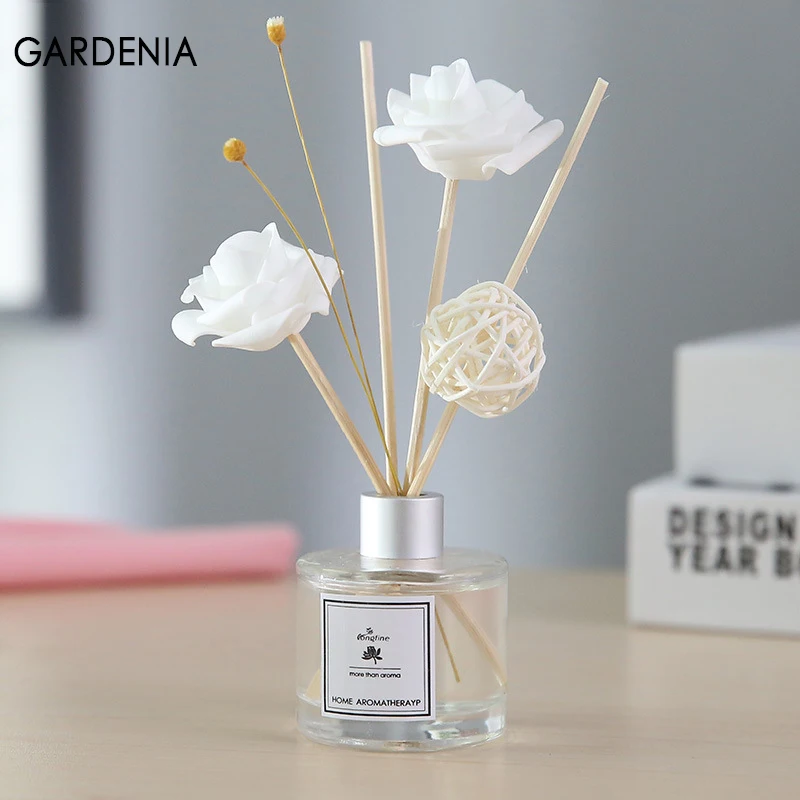 gardenia 50 мл с распылением ароматерапевтического эфирного масла наборы 8 аромат сушеные Ротанговые бердовые диффузор палочки для вечерние домашнего декора дропшиппинг TSLM1 - Цвет: gardenia