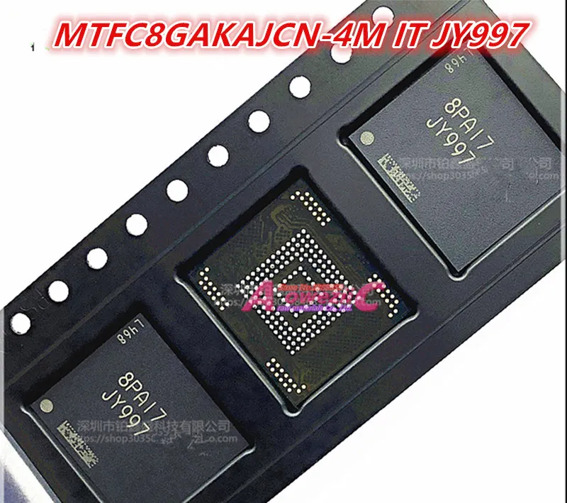 

Aoweziic 100% Новый оригинальный MTFC8GAKAJCN-1M WT JY995 MTFC8GAKAJCN MTFC8GAKAJCN-4M IT JY997 MTFC8GAKAJCN чип памяти 8G