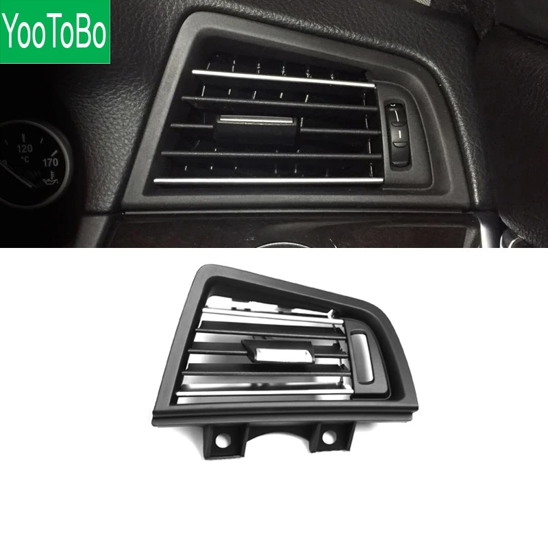 

RHD Right handle Drive Front Row Wind Left Center Right Air Conditioning Vent Outlet Panel Chrome Plate For BMW 5 Series F10 F18
