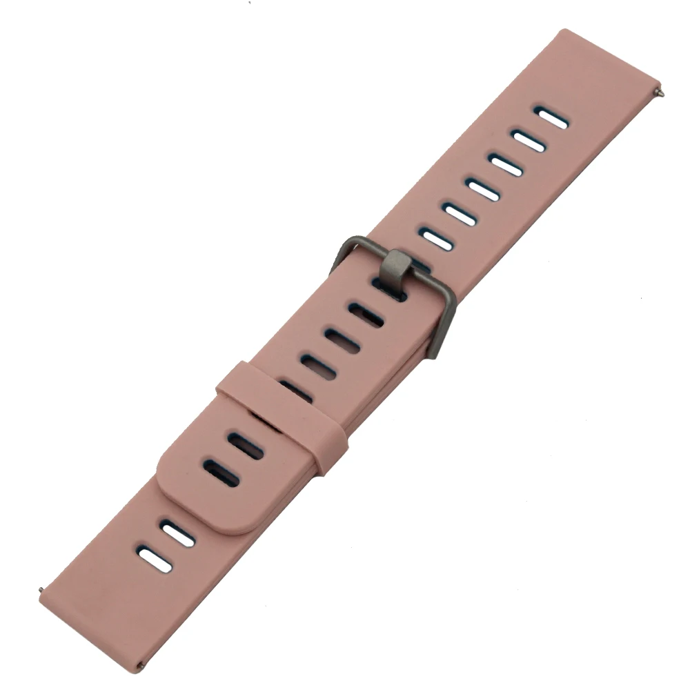 Ремешок силиконовый для часов 22 мм резиновый браслет экспедиций Timex Weekender черный