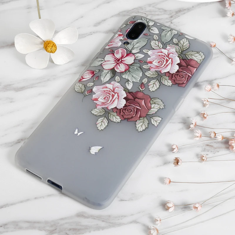 Мягкий чехол с розами для Xiaomi Mi Max Mix 2 2S 3 Pro 5 5C 5S 6 Plus 8 SE 9 5X 6X A1 A2 Lite Play Note мягкие чехлы