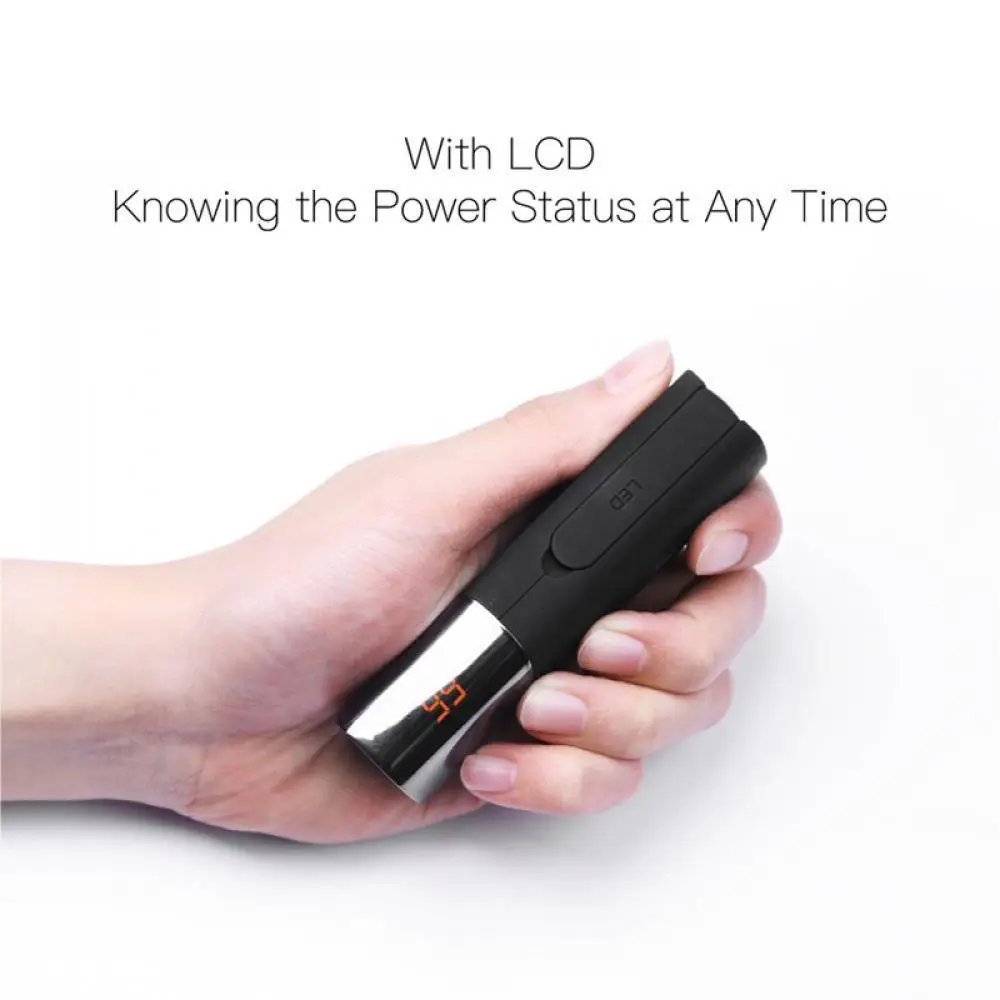 Besiter 5000 мАч большой емкости быстрое зарядное устройство power bank светодиодный блок
