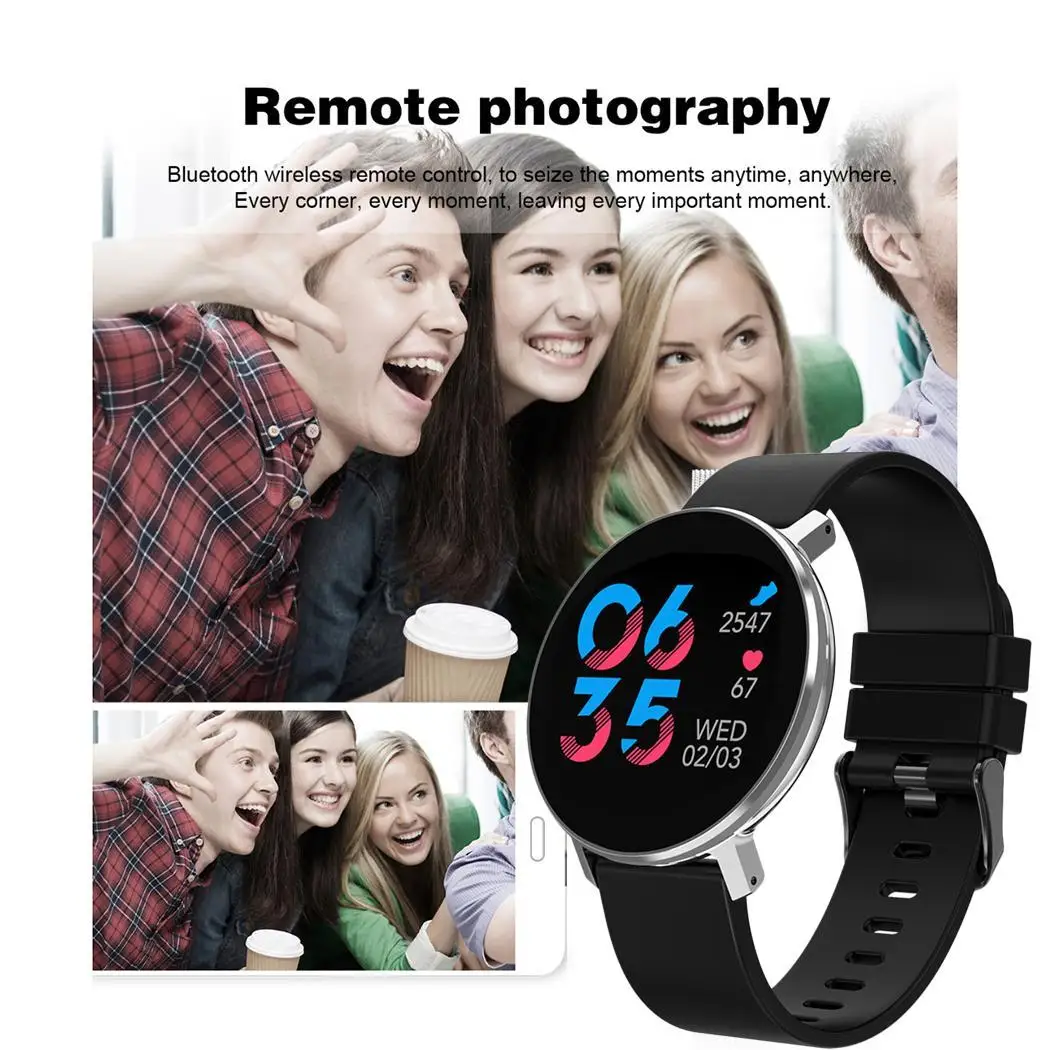 T5 Color Touch Screen Intelligent Sports Smart Bracelet Waterproof Smartband 1.04" Bluetooth Band Pedometer Wristband | Электроника