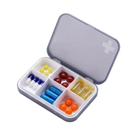 joylife 1pc portable 6 cells travel damp proof pill medicine drug storage case box container