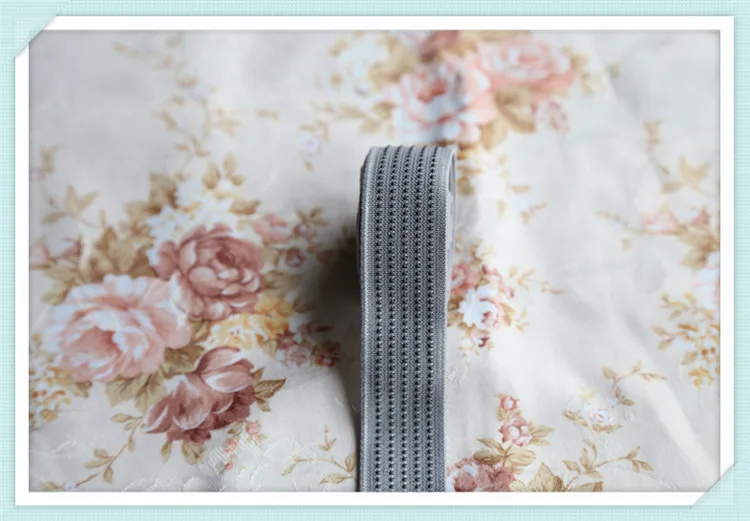 2.5 cm wide grey Non-slip Elastic Bands 25MM Elastic Ribbon Clothing Bags Trousers Elastic Rubber DIY Sewing Accessories rubber band - Цвет: 2.5 cm wide grey
