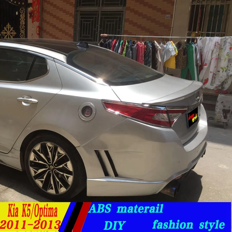 Используется для Kia optima k5 спойлер 2011-2013 K5 высокого качества ABS Материал заднее
