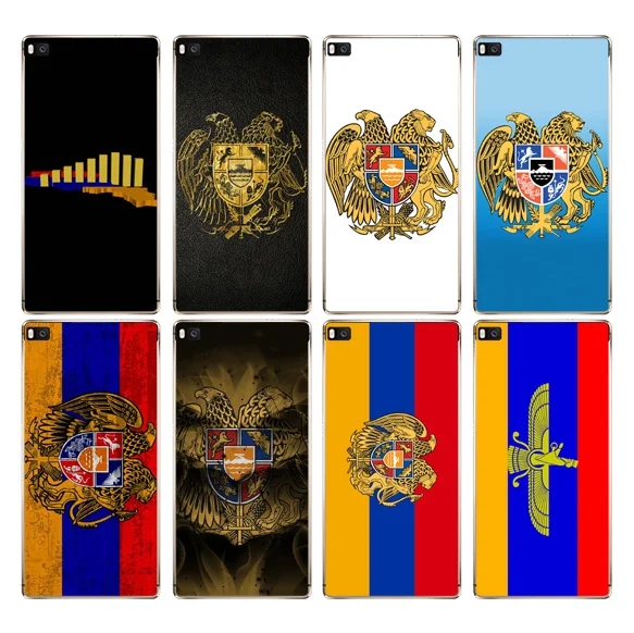 DREAMFOX K021 Armenian Symbols Logo Soft TPU Silicone Case Cover For Huawei P8 P9 P10 Lite Plus 2017 Honor 8 Pro 9 6X |