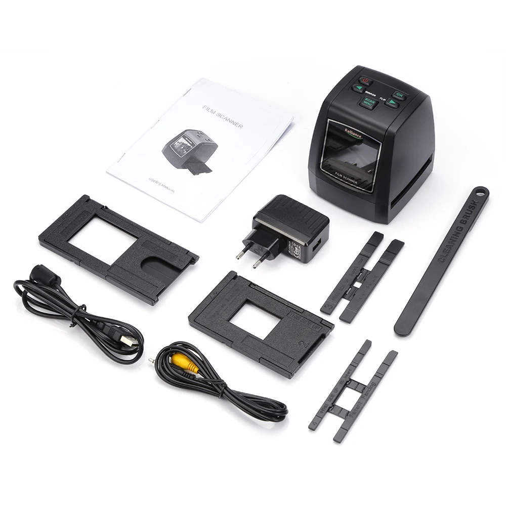 14MP/22MP Film &amp Slide Scanner W/ Speed-Load Adapters for 35mm Negative Slides 110 126 Super 8 Films Photo Converter | Компьютеры и