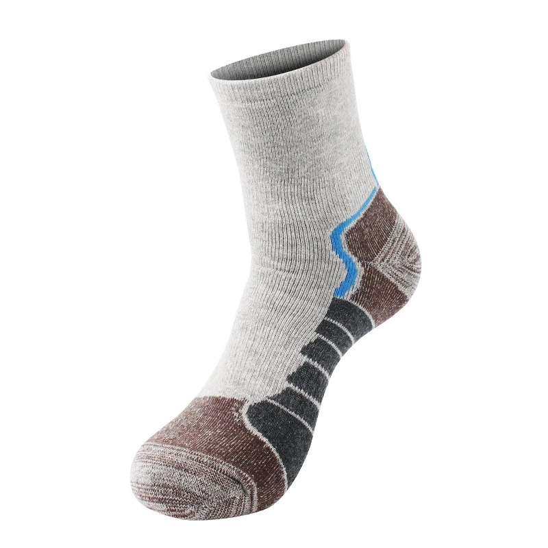 Men Socks Уличные спортивные носки для мужчин и женщин, зимние хлопковые толстые термальные Лыжные носки, дышащие носки для велоспорта, пешего туризма, альпинизма, носки для сноубординга - Цвет: Men Socks