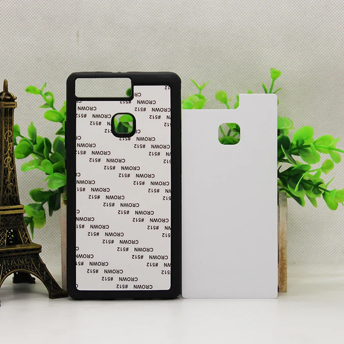Wtsfwf DIY 2D сублимационная Резина TPU + PC пустой чехол для Huawei P9 Plus с алюминиевыми