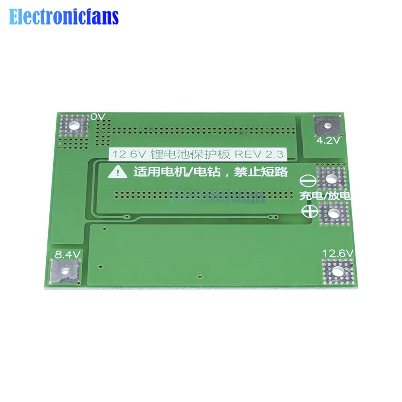3S 40A литий-ионная батарея зарядное устройство Защитная плата PCB BMS для 40A ток сверлильный двигатель 11,1 В 12,6 в Lipo сотовый модуль Улучшенный