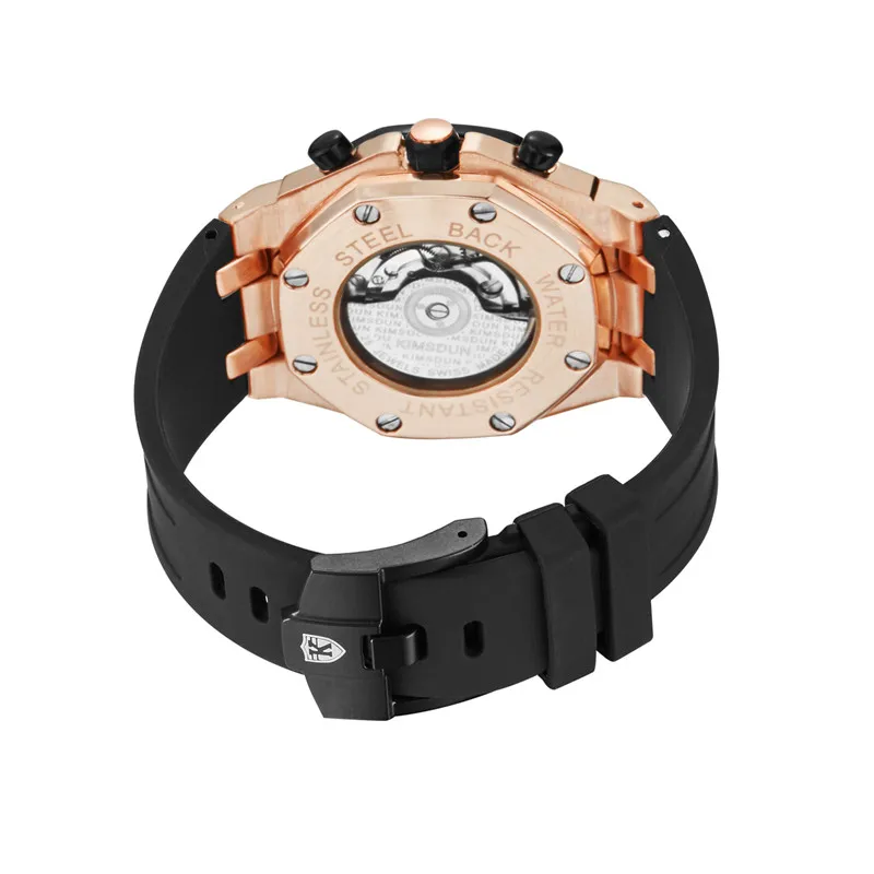 

KIMSDUN Brand Men Watches Automatic Mechanical Watch Men All Subdials Work Sport Clock Casual Business Wristwatch Relojes Hombre