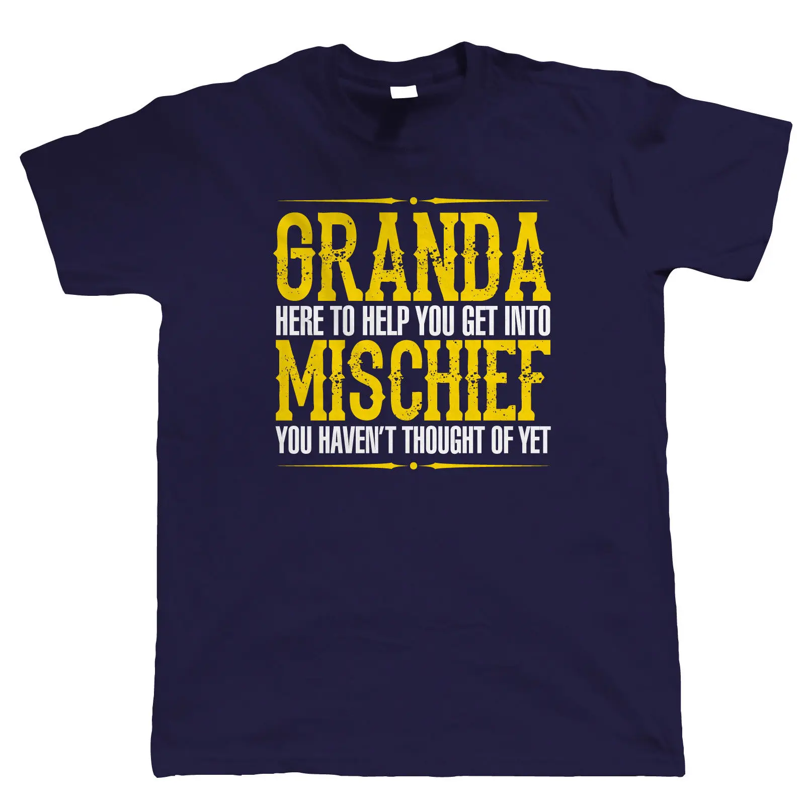 Granda Mischief Мужская забавная футболка подарок на день рождения отцов для Дедушки