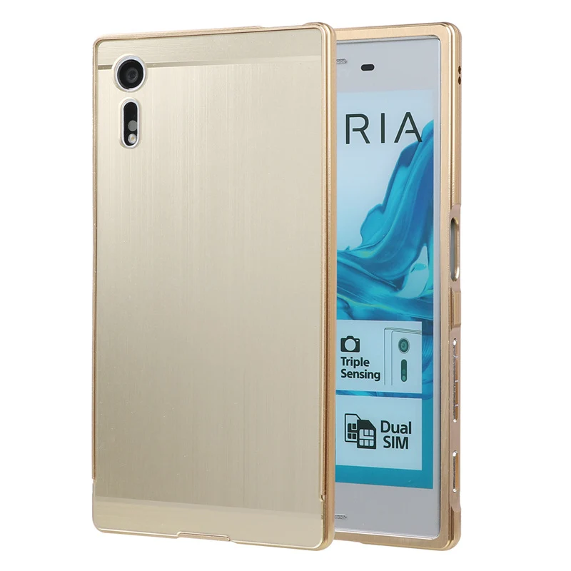Для sony Xperia XZ чехол для sony XZ матовая задняя крышка Жесткий чехол с металлическим покрытием чехол для sony Xperia XZ F8332 чехол - Цвет: gold