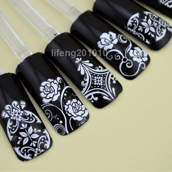 108 шт. высокое качество стикеры 3D на ногти Nail Art Наклейки для ногтей Советы