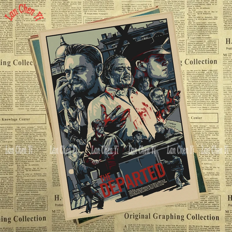 Выходные винтажные Плакаты для дома бара гостиной Декор крафт бумага высокое