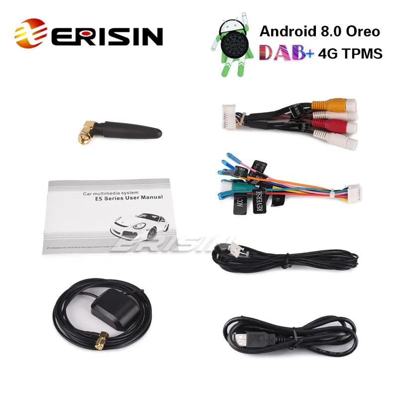 Erisin ES7838C 6 2 &quotавтомобильный радиоприемник dvd-проигрыватель на платформе Андроид 8