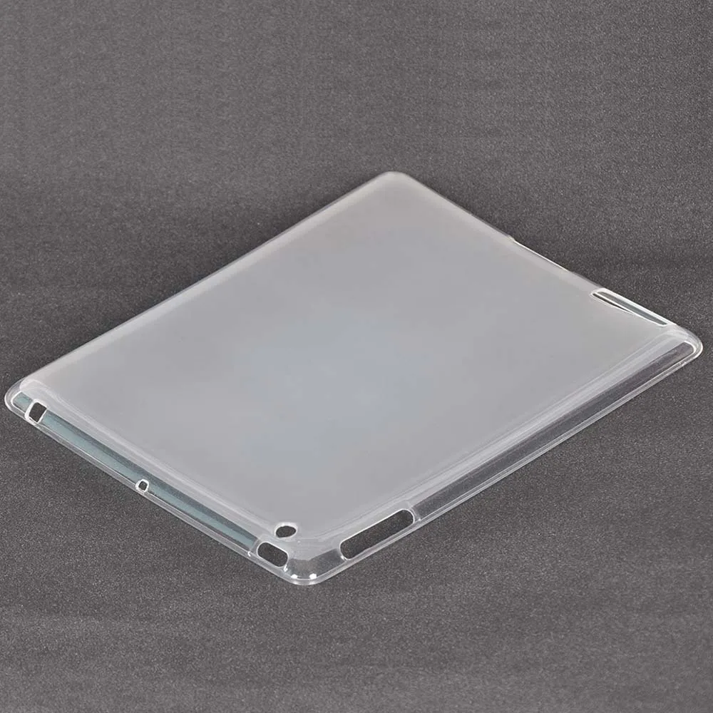 Мягкая полупрозрачная задняя крышка из ТПУ для Apple IPad 2 3 4 Чехол Funda 5 Air 9 7 дюймов