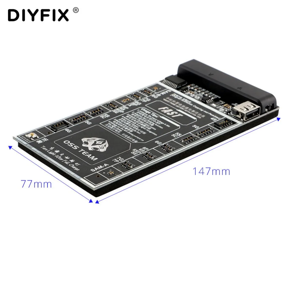 DIYFIX, зарядное устройство для смартфона, быстрое зарядное устройство, плата для активации, зарядный кабель, тестовый инструмент для iPhone 4-8 X, для мобильного телефона samsung