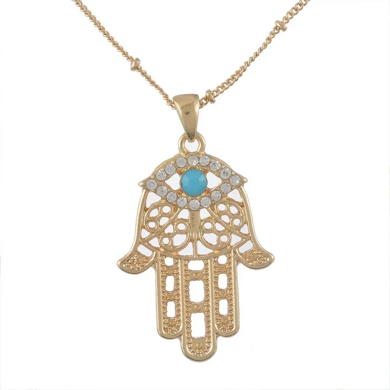1 шт. Хамса Фатима Очаровательное ожерелье с подвеской в виде рук сглаза