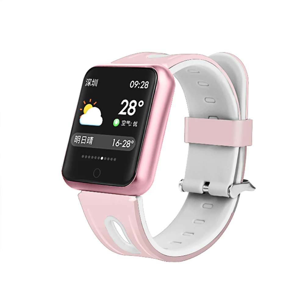 P68 Bracelet Smart Watch Men Blood Pressure Oxygen Heart Rate Monitor Wristwatch Women Steps Calories Mileage Tracker Smartwatch | Наручные